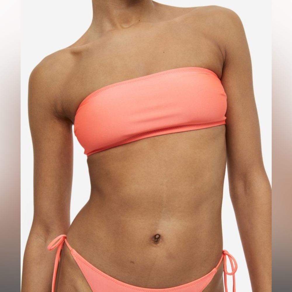 H&M bandeau bikini top size 2.